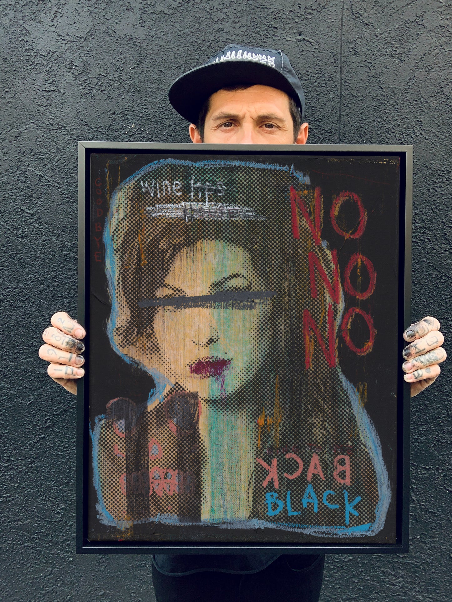 - DEAD CELEBS - AMY WINEHOUSE - *PRINTED CANVAS*