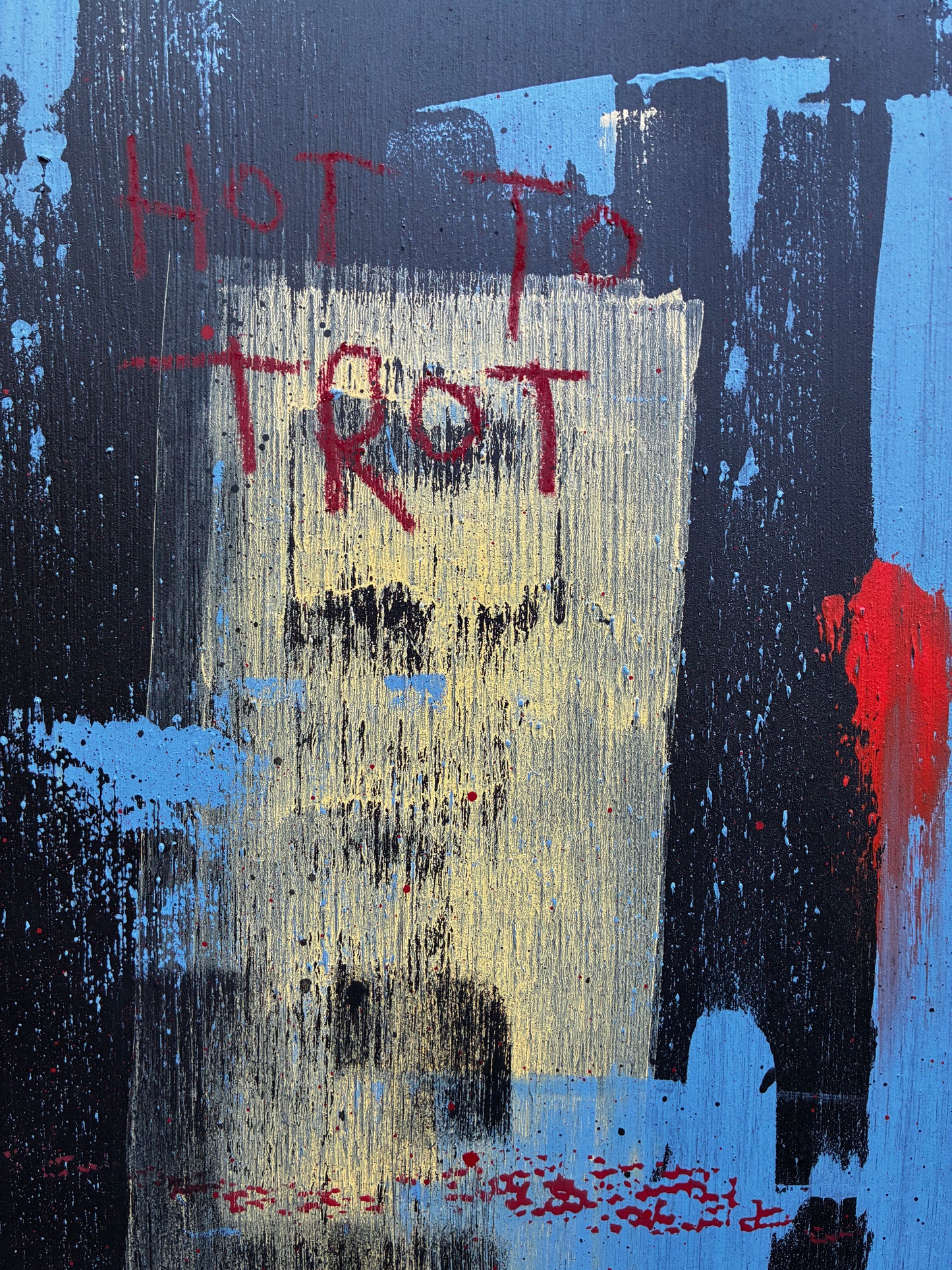 HOT TO TROT - ORIGINAL PAINTING