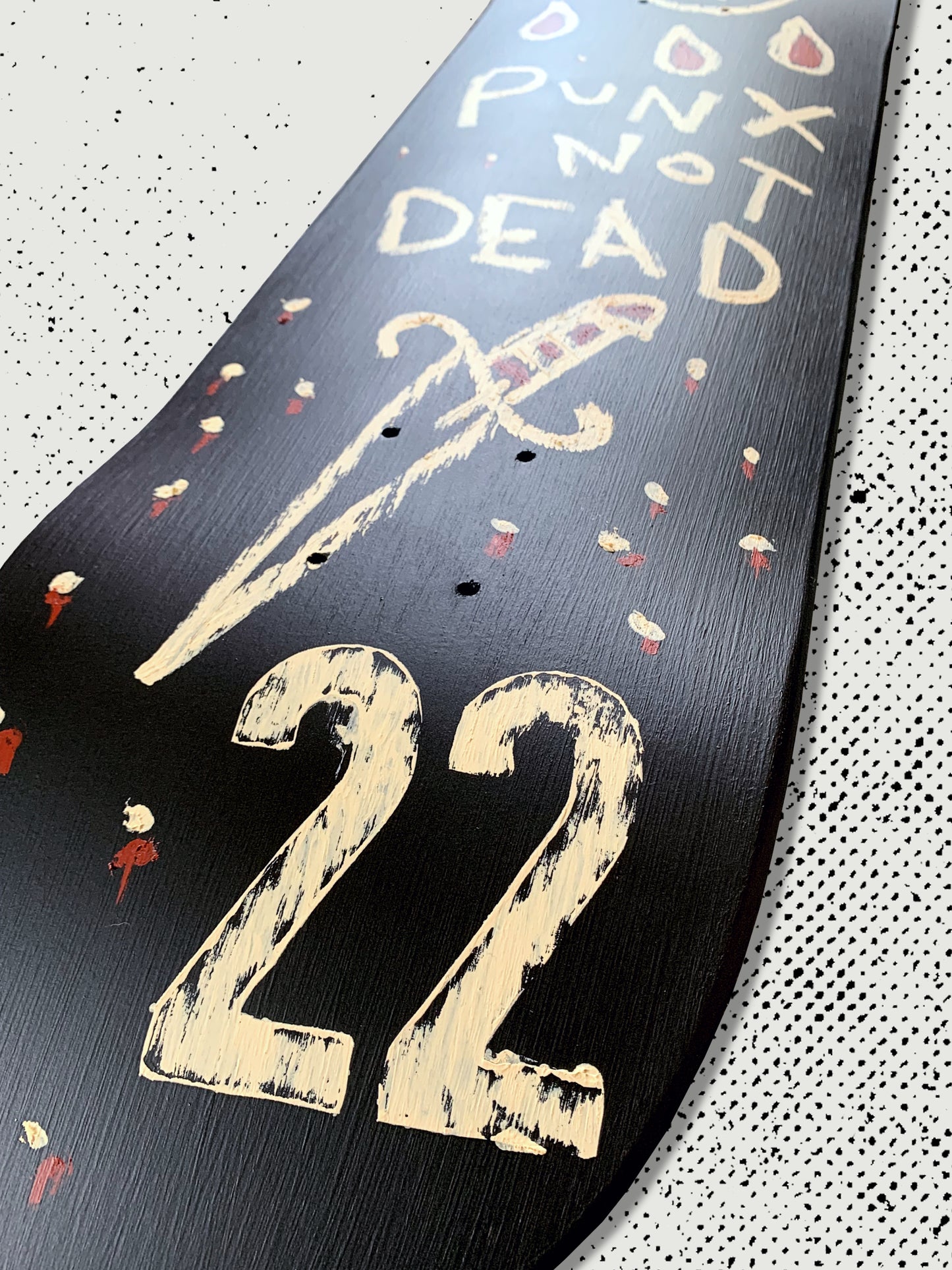 SKATE DECK - "PUNX NOT DEAD"