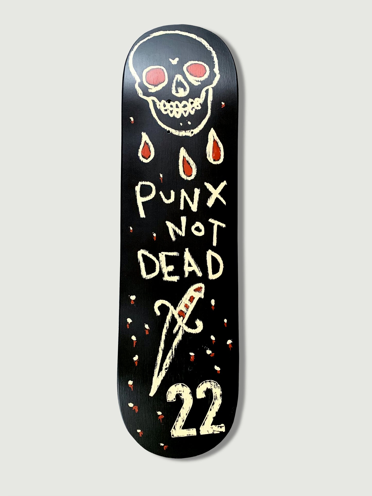 SKATE DECK - "PUNX NOT DEAD"