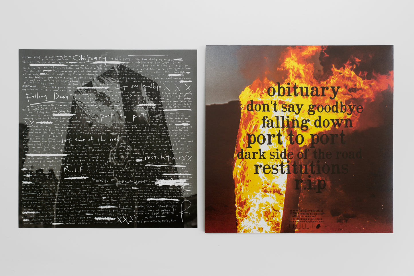 Bradley Riot "Dark Side of the Road" - DELUXE Vinyl Record