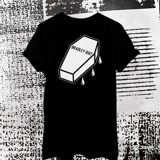 Bradley Riot - "Coffin Logo" T-shirt